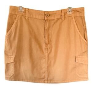 Social Standard by Sanctuary Tan Utility Mini Skirt Size L